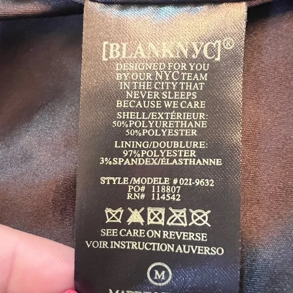 NWT BLANKNYC FAUX LEATHER JACKET - Picture 10 of 12